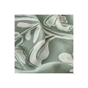 %100 Pamuk Saten Jude Çift Kişilik Nevresim Seti Yeşil (200x220 Cm) Yeşil