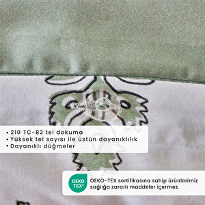 %100 Pamuk Saten Indian Tek Kişilik Nevresim Seti (160x220) Çok Renkli