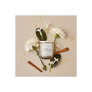 Jasmine Ahşap Fitilli Soy Wax Mum Antrasit