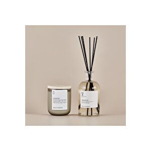 Jasmine Ahşap Fitilli Soy Wax Mum Antrasit