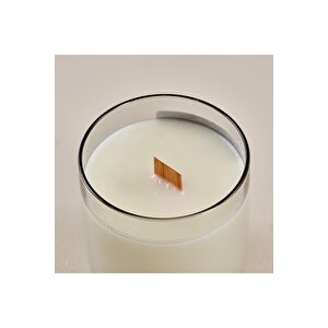 Jasmine Ahşap Fitilli Soy Wax Mum Antrasit