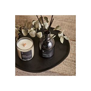 Citrus Ahşap Fitilli Soy Wax Mum Antrasit