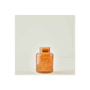 Lore Cam Vazo Amber (14x14x20 Cm) Amber