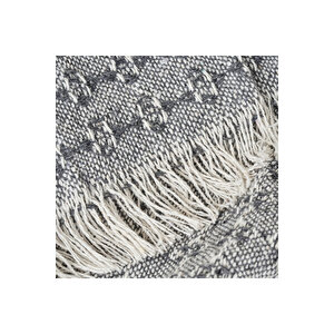 Alisia Pamuklu Çift Kişilik Yatak Örtüsü Füme (200x230 Cm) Füme