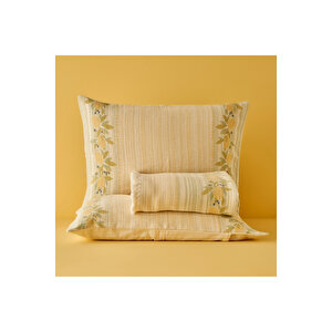 %100 Pamuk Lemoncello Çift Kişilik Yatak Örtüsü Seti (220x240 Cm) Çok Renkli
