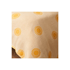 Sunny Pamuklu Çift Kişilik Yatak Örtüsü Sarı (200x220 Cm) Sarı