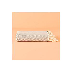 %100 Pamuk Nina Çift Kişilik Yatak Örtüsü Gri (200x230 Cm) Gri