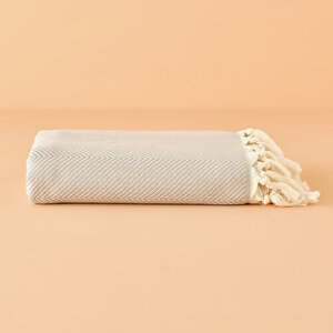 %100 Pamuk Nina Çift Kişilik Yatak Örtüsü Gri (200x230 Cm) Gri