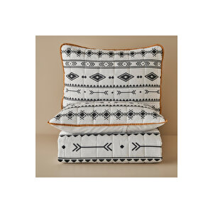 Anchal Kapitoneli Çok Amaçlı Çift Kişilik Yatak Örtüsü Seti (240x220 Cm) Çok Renkli