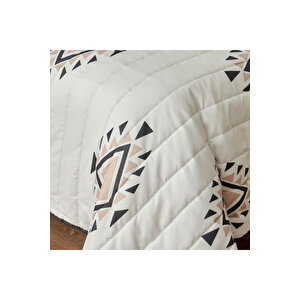 Nora Kapitoneli Çok Amaçlı Çift Kişilik Yatak Örtüsü Seti (240x220 Cm) Çok Renkli