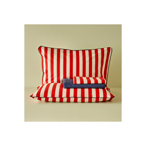 %100 Pamuk Line Çift Kişilik Pike Takımı Lacivert (200x220 Cm) Lacivert