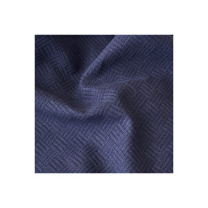 %100 Pamuk Line Çift Kişilik Pike Takımı Lacivert (200x220 Cm) Lacivert