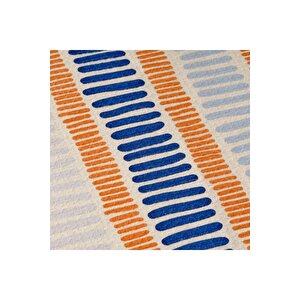 Marin Cooper Pamuklu Çift Kişilik Baskılı Pike Mavi (200x220 Cm) Mavi