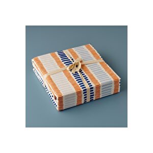 Marin Cooper Pamuklu Çift Kişilik Baskılı Pike Mavi (200x220 Cm) Mavi