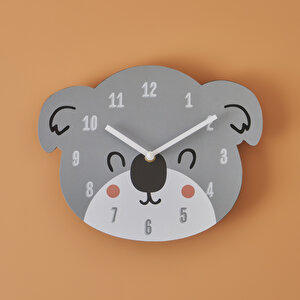 Koala Çocuk Saati Gri (26x28 Cm) Gri