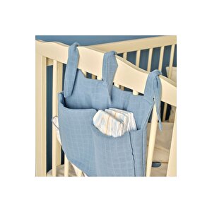 %100 Pamuk Marine Beşik Organizer (30x40 Cm) Çok Renkli