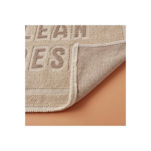 Clean Fresh Paspas Takımı Krem (60x100 - 50x60 Cm) Krem