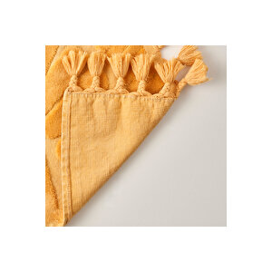 %100 Pamuk Sunshine Paspas Takımı Hardal (60x100-50x60) Hardal