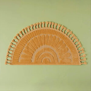 %100 Pamuk Sunshine Paspas Takımı Hardal (60x100-50x60) Hardal