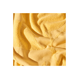 %100 Pamuk Lemoncello Plaj Havlusu Sarı (90x150 Cm) Sarı