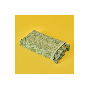 %100 Pamuk Jolia El Havlusu 2'li Yeşil (30x30 Cm) Yeşil Yeşil