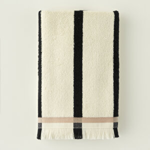 %100 Pamuk Ella Yüz Havlusu Krem (50x90 Cm) Krem