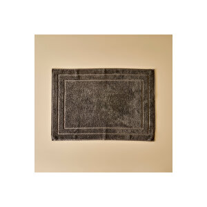 %100 Pamuk Premium Dorita Ayak Havlusu Koyu Gri (50x70 Cm) Koyu Gri Koyu Gri