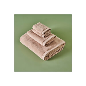 %100 Pamuk Ruby 2'li El Havlusu Bej (30x30 Cm) Bej Bej