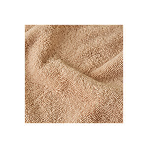 %100 Pamuk Premium Dorita Yüz Havlusu Bej (50x90 Cm) Bej Bej