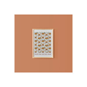 Indian Çerçeveli Tablo Beyaz (33x48 Cm) Beyaz