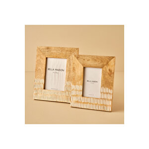 Edna Mango Ağacı Dekoratif Çerçeve Naturel (23x2x28 Cm) Naturel