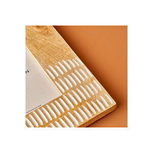 Edna Mango Ağacı Dekoratif Çerçeve Naturel (20x2x25 Cm) Naturel