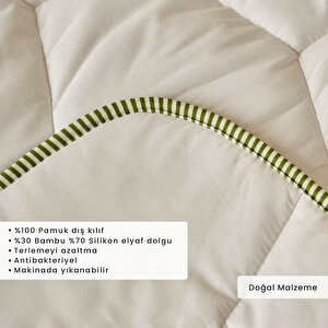 Bambu King Size Yorgan Beyaz (235x215 Cm) Beyaz
