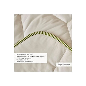 Bambu King Size Yorgan Beyaz (235x215 Cm) Beyaz