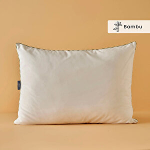 Fluffy Bambu Yastık Beyaz (50x70 Cm) Beyaz
