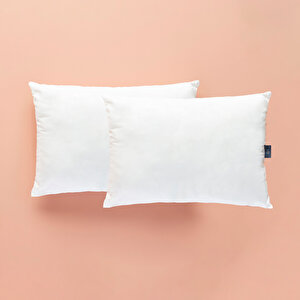 Bella 2'li Microfiber Yastık Beyaz (50x70 Cm) Beyaz