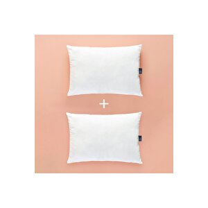 Bella 2'li Microfiber Yastık Beyaz (50x70 Cm) Beyaz