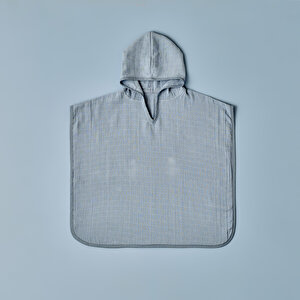 %100 Pamuk Marine Müslin Panço Mavi (60x60 Cm) Mavi