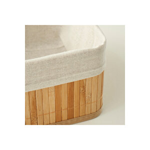 Bres Bambu Düzenleyici Kutu Naturel (31x22x13 Cm) Naturel