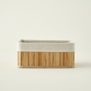 Bres Bambu Düzenleyici Kutu Naturel (31x22x13 Cm) Naturel