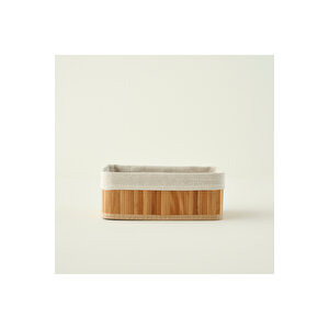 Bres Bambu Düzenleyici Kutu Naturel (27x17x10 Cm) Naturel