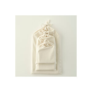 Ella Katlanabilir Organizer Sepet Naturel (28x28x13 Cm) Naturel