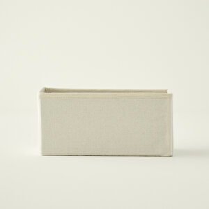Ella Katlanabilir Organizer Sepet Naturel (28x13x13 Cm) Naturel