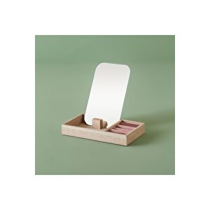 Merida Aynalı Takı Kutusu Pembe (12x17 Cm) Pembe
