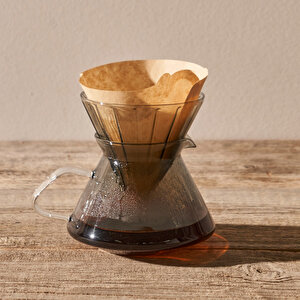 Tapered Filtre Kahve Demliği Gri (700 Cc) Gri