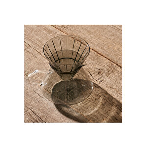 Tapered Filtre Kahve Demliği Gri (700 Cc) Gri