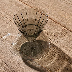 Tapered Filtre Kahve Demliği Gri (700 Cc) Gri
