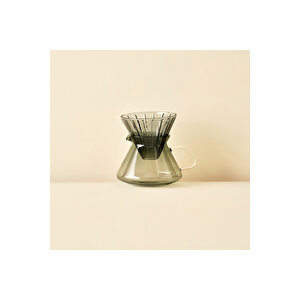 Tapered Filtre Kahve Demliği Gri (700 Cc) Gri