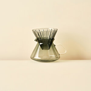 Tapered Filtre Kahve Demliği Gri (700 Cc) Gri