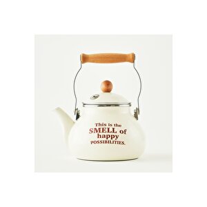 Cozy Emaye Demlik Krem (2 Lt) Krem
